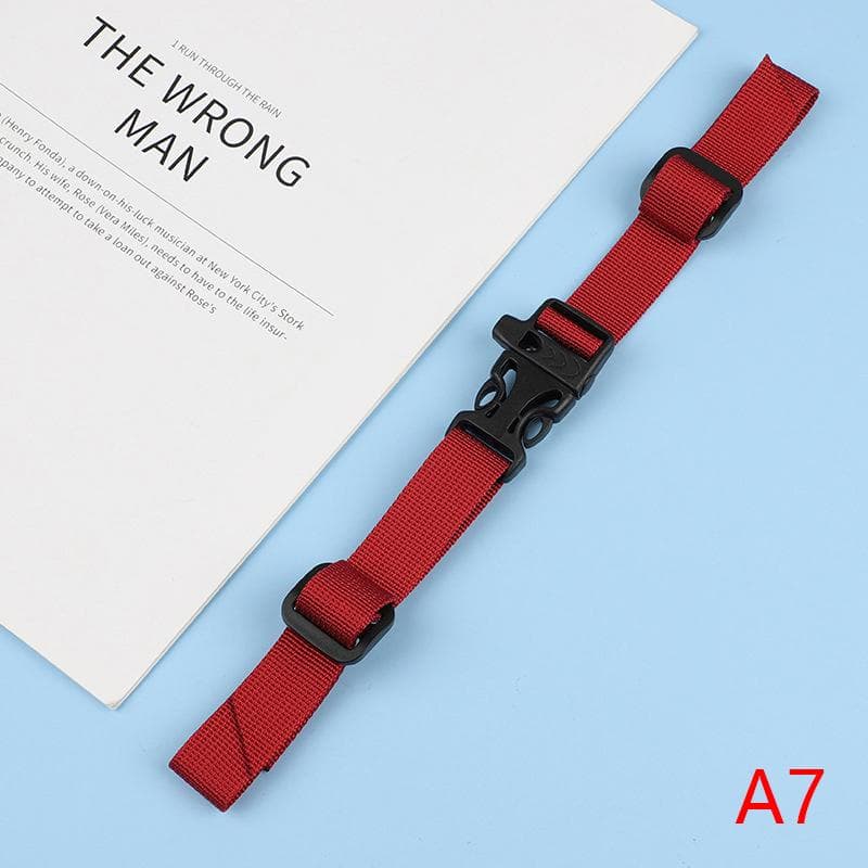 Non-slip Backpack Chest Bag Strap Adjustable Shoulder Strap For Bag Outdoor Camping Bags Straps Backpack Accessories red