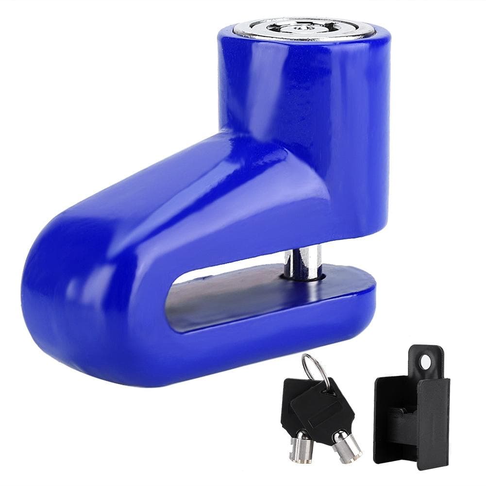 Security Scooter Motorcycle Bicycle Anti theft Heavy Duty Bike Brake Wheel Disc Rotor Lock Red blue