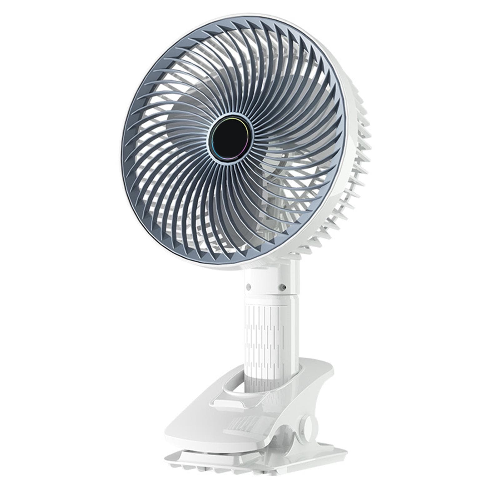 USB Rechargeable Handheld Fan Wall Mounted 3 Speed Strong Wind Portable Small Electric Fan for Home