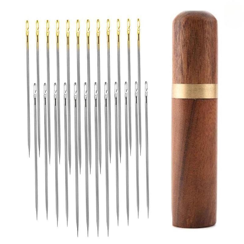 30 Pcs/set Blind Elderly Needle-side Hole Pin Hand Threading Sewing Needle Tool