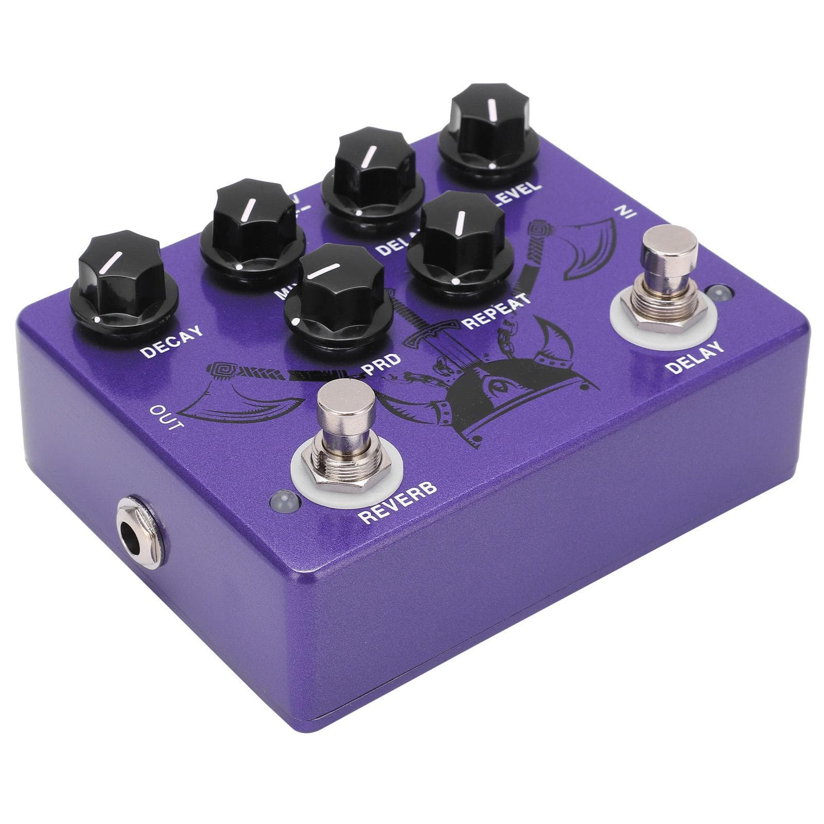 Guitar Effect Pedal Reverb Digital Delay 2 in 1 True Bypass Single Instrument Accessory CP?80