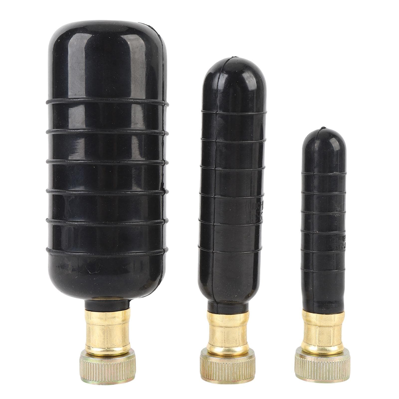 3PCS Drain Bladder Kit Rubber Drain Blockage Unclog Cleaning Bladders Fit for 1 to 6 Inch Drain