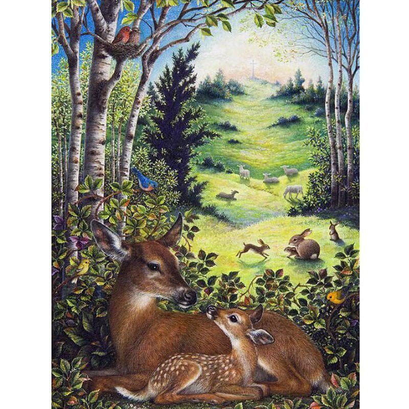 5D DIY Diamond Painting Full Round Drill Embroidery Cross Stitch 20X30CM