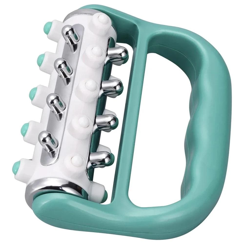 Handheld Roller Massager Mini Five Row Massager Meridian Relaxation Manual Massage Tool Multi Functional Equipment