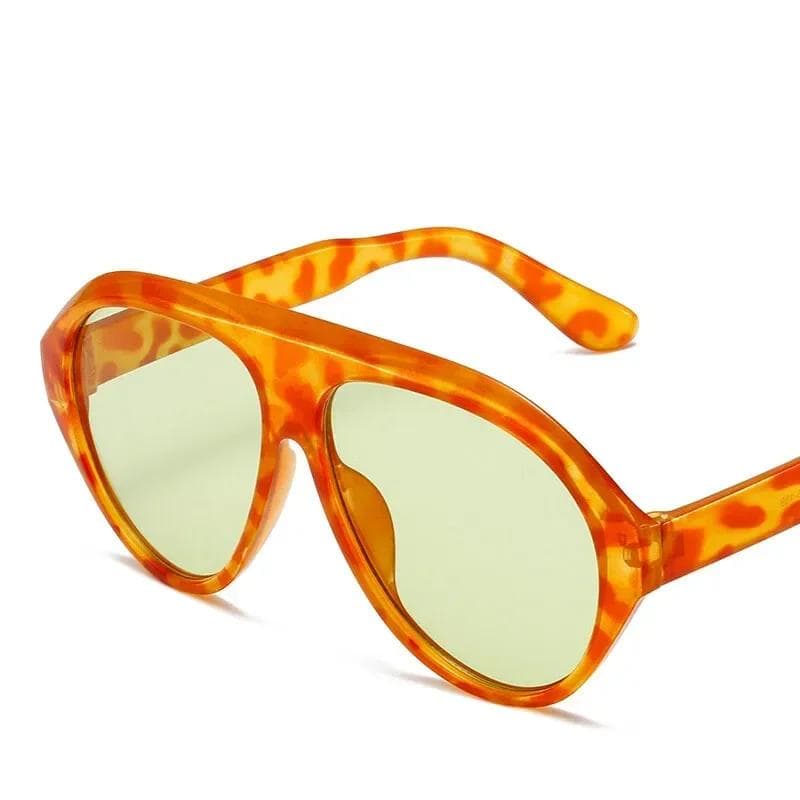 Vintage Gradient Sunglasses Trendy Oversized Eyewear for Men Women Fashion Outdoor Sun Glasses Decorative Shades