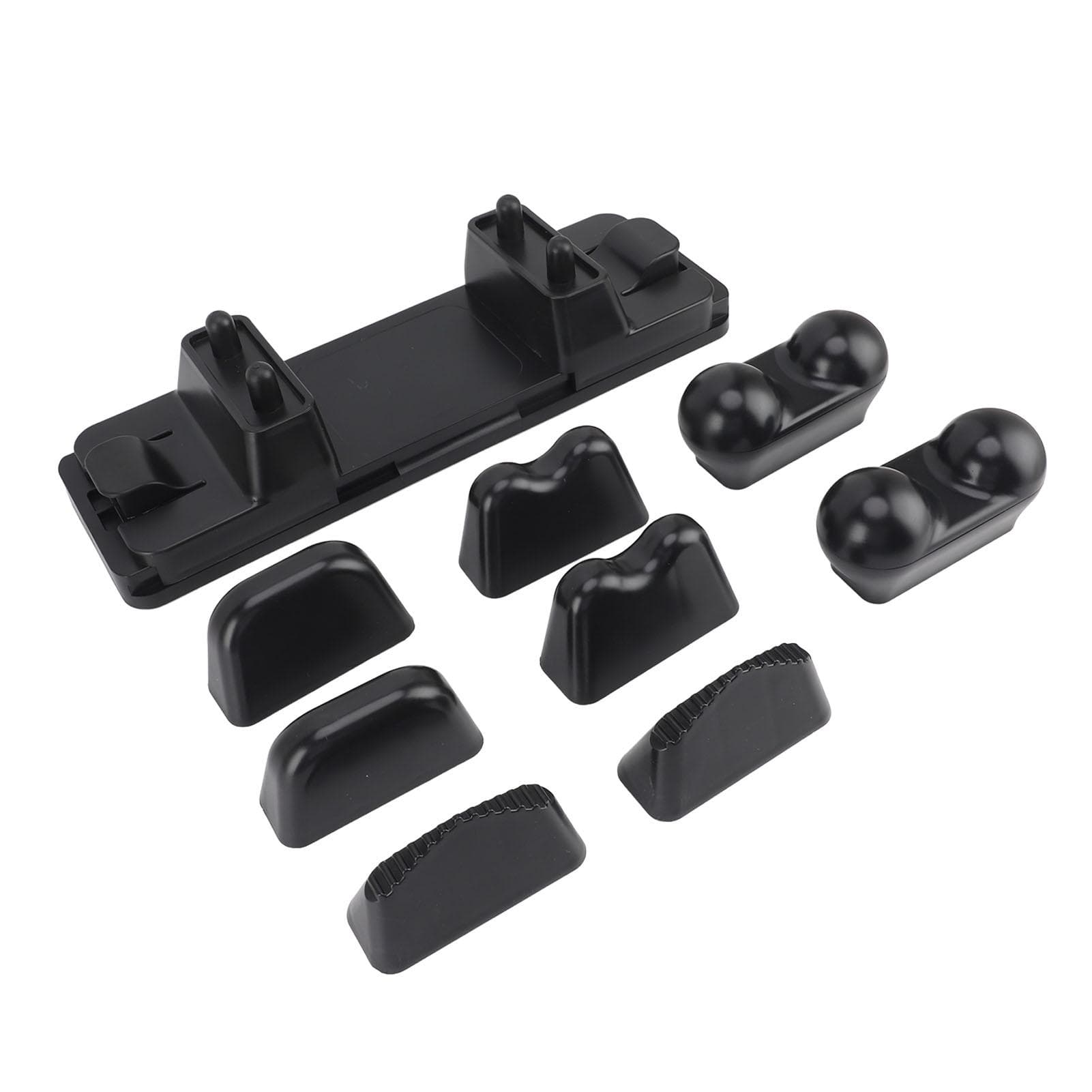 Psoas Muscle Massage Tool Adjustable Back Neck Hip Deep Tissue Massage Release Tool with 4 black