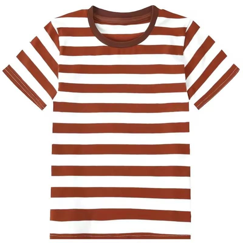 3D Printed Contrasting Colors Stripes Design Tee Shirts O-neck Short Sleeve Leisure Men Summer Clothing Classic Tee L