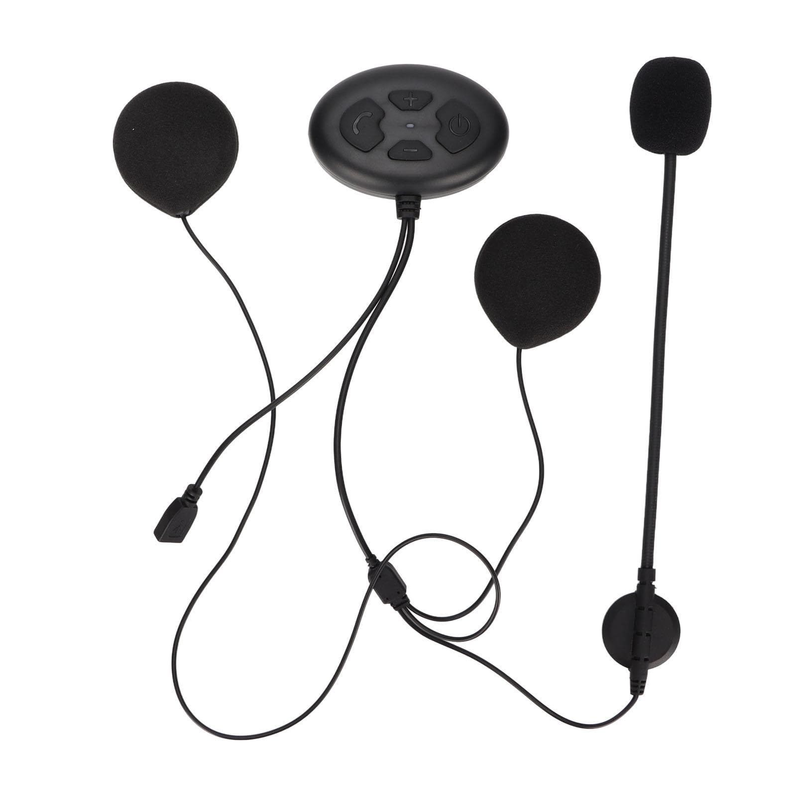 DK12 Motorcycle Bluetooth Headset IP65 Waterproof Motorcycle Wireless Bluetooth Headphone with