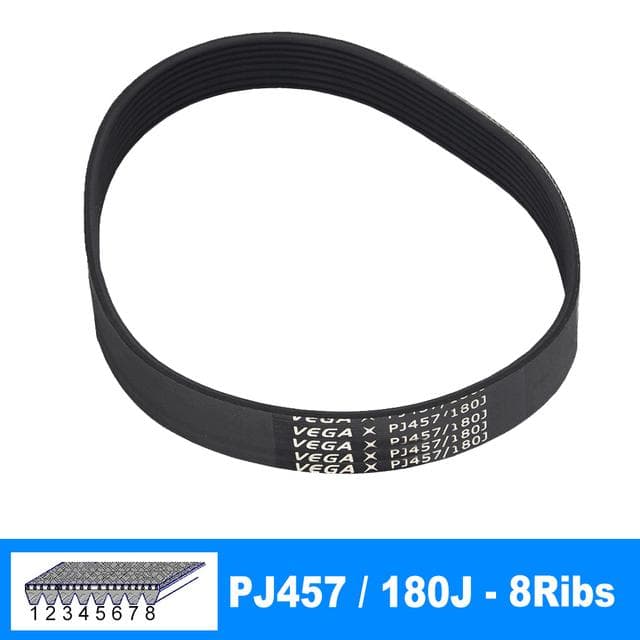 VEGA V-Belt PJ457 180J 3/4/5/6/7/8/9/10 Ribs for DIYModel Motor Belt Parts