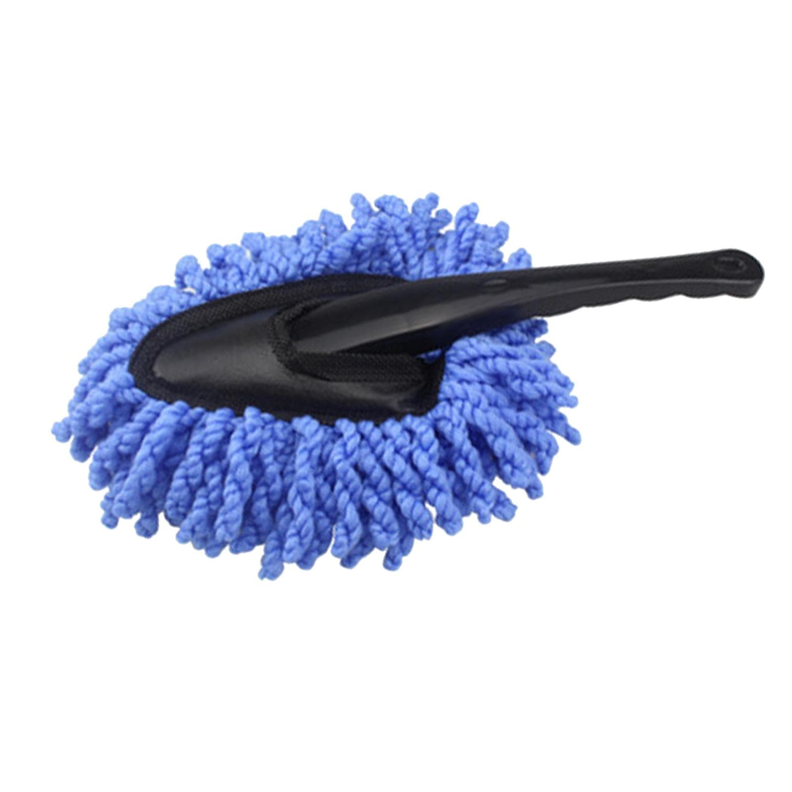 Car Wax Brush Microfiber Scratch Free Dashboard Cleaning Detail Brush Mop Wax Dash Duster for Home blue