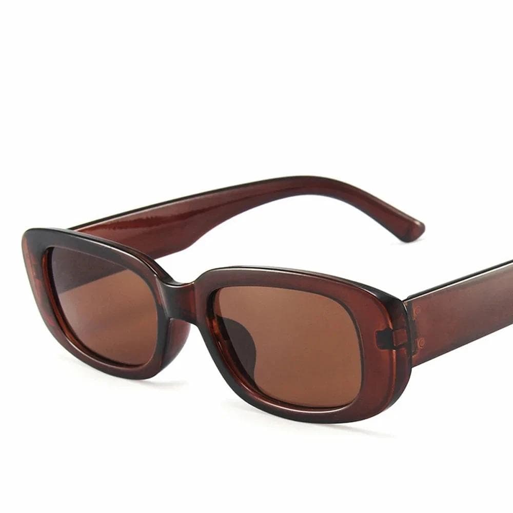 Small Rectangle Sunglasses Women Vintage Designer Square UV400 Anti-glare Shades Female Eyewear Fashion Sun Glasses As Picture