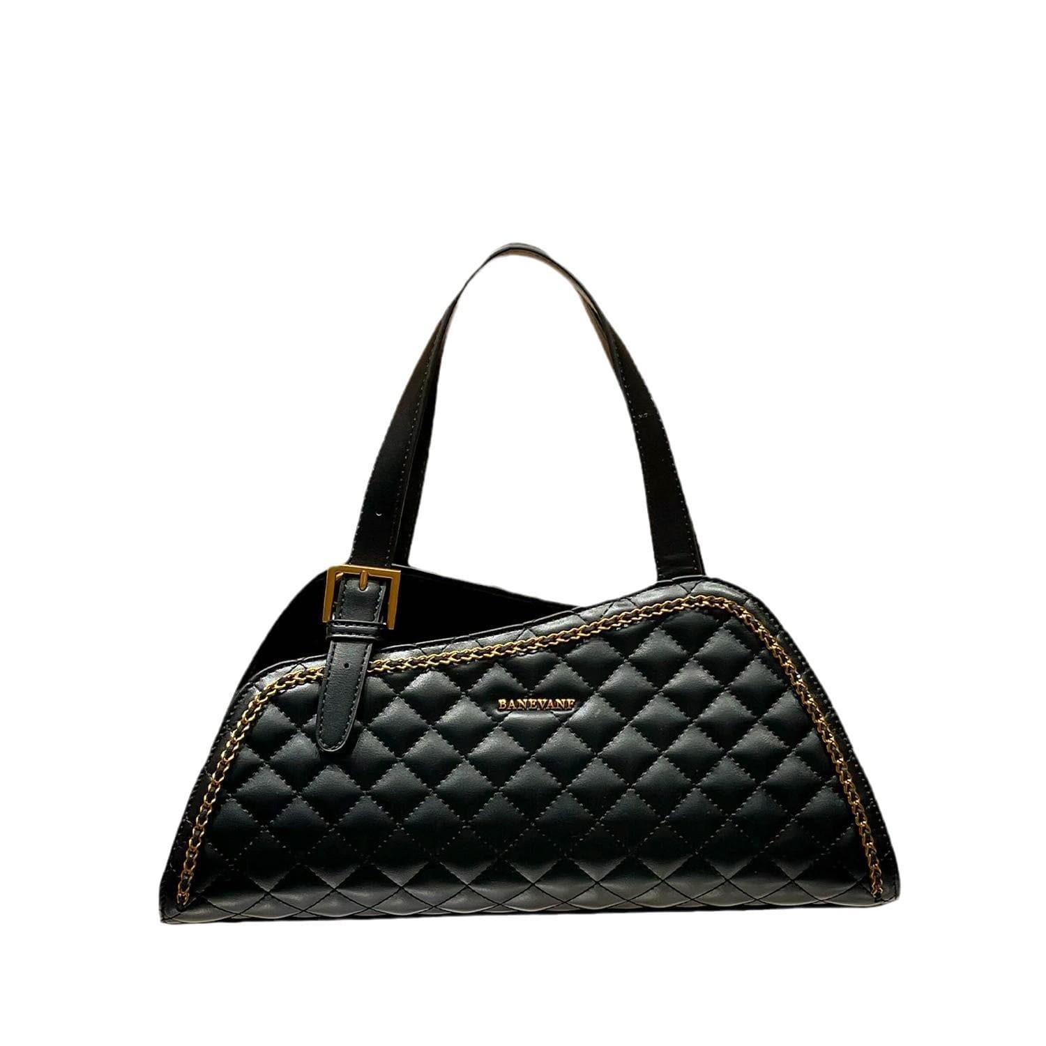 Diamond Handbag for Women Versatile One-shoulder Crossbody Bag black