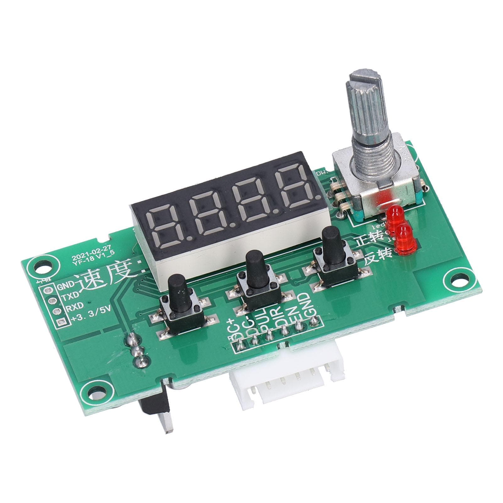 Stepper Motor Driver Board Stable Speed Controller Module with Digital Display DC8?24V
