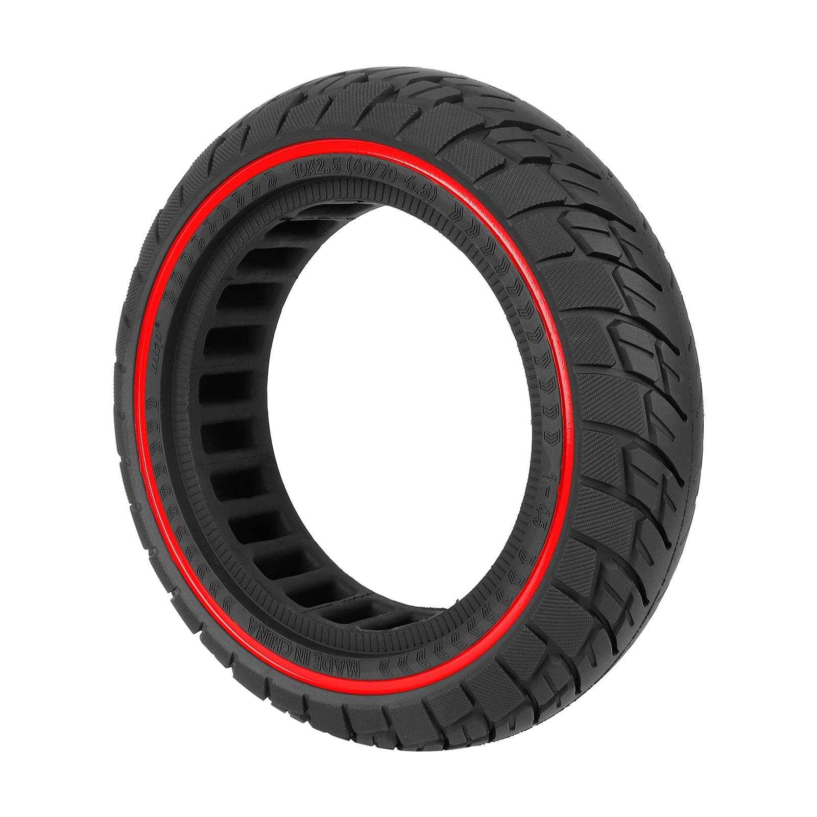 Ulip 10x2.5 Inner Hollow Honeycomb Solid Tire 10 Inch Electric Scooter Explosion-Proof Tubeless
