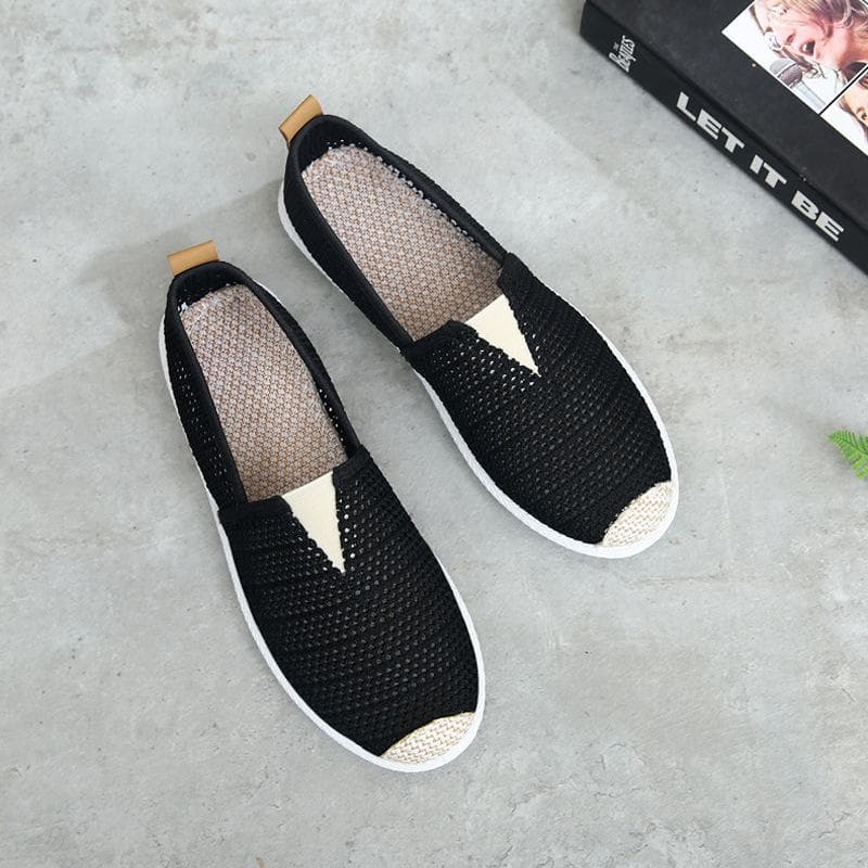 Women's Fashion Spring Summer Casual Flat Shoes Round Toe Loafers Shoes Fisherman Boat Shoes Women Lazy Hemp Rope Weave Shoes 40