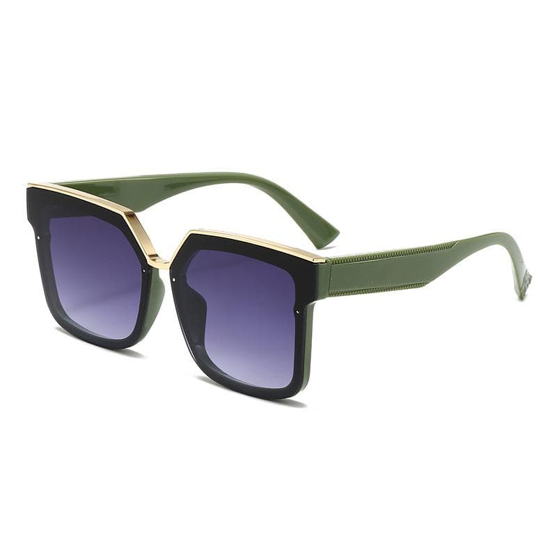 Large Frame Sunglasses for Women Round Face UV Protection Trendy Sun Shades Fashion Accessories