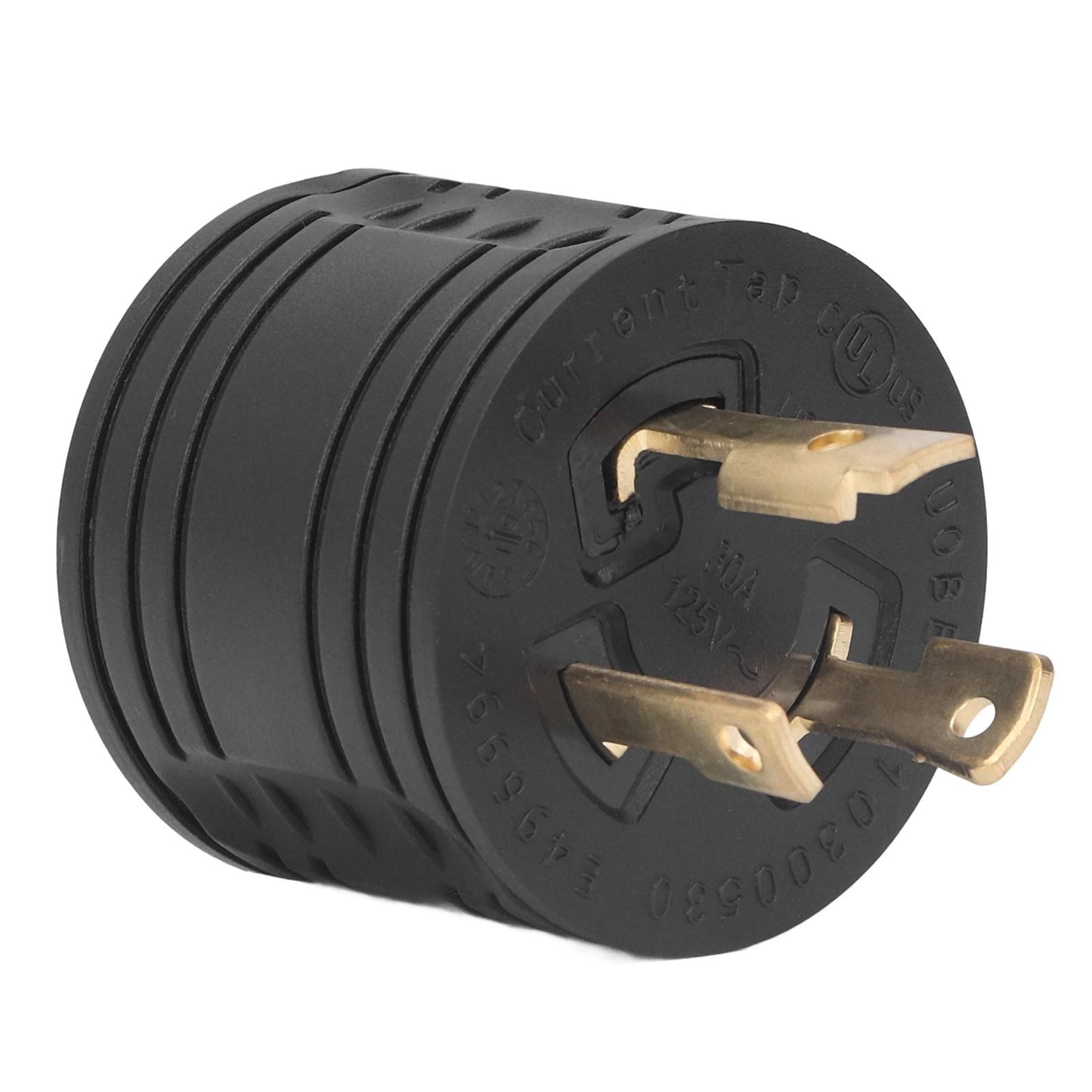 TT to RV Plug Industrial Generator Adapter Converter Plug Brass Contacts US Standard 125V 30A