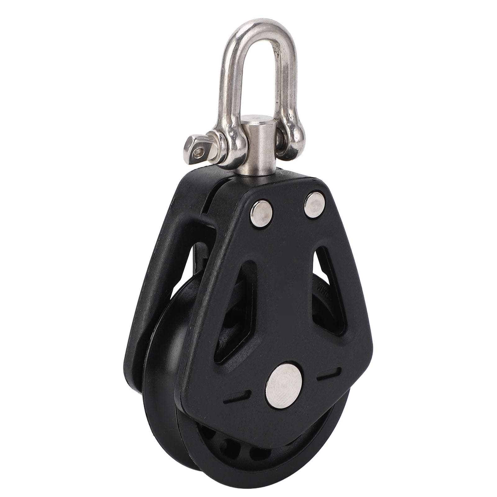 Stainless Steel Nylon Marine Pulley Rope Runner Pulley Boat Accessories High Load Capacity