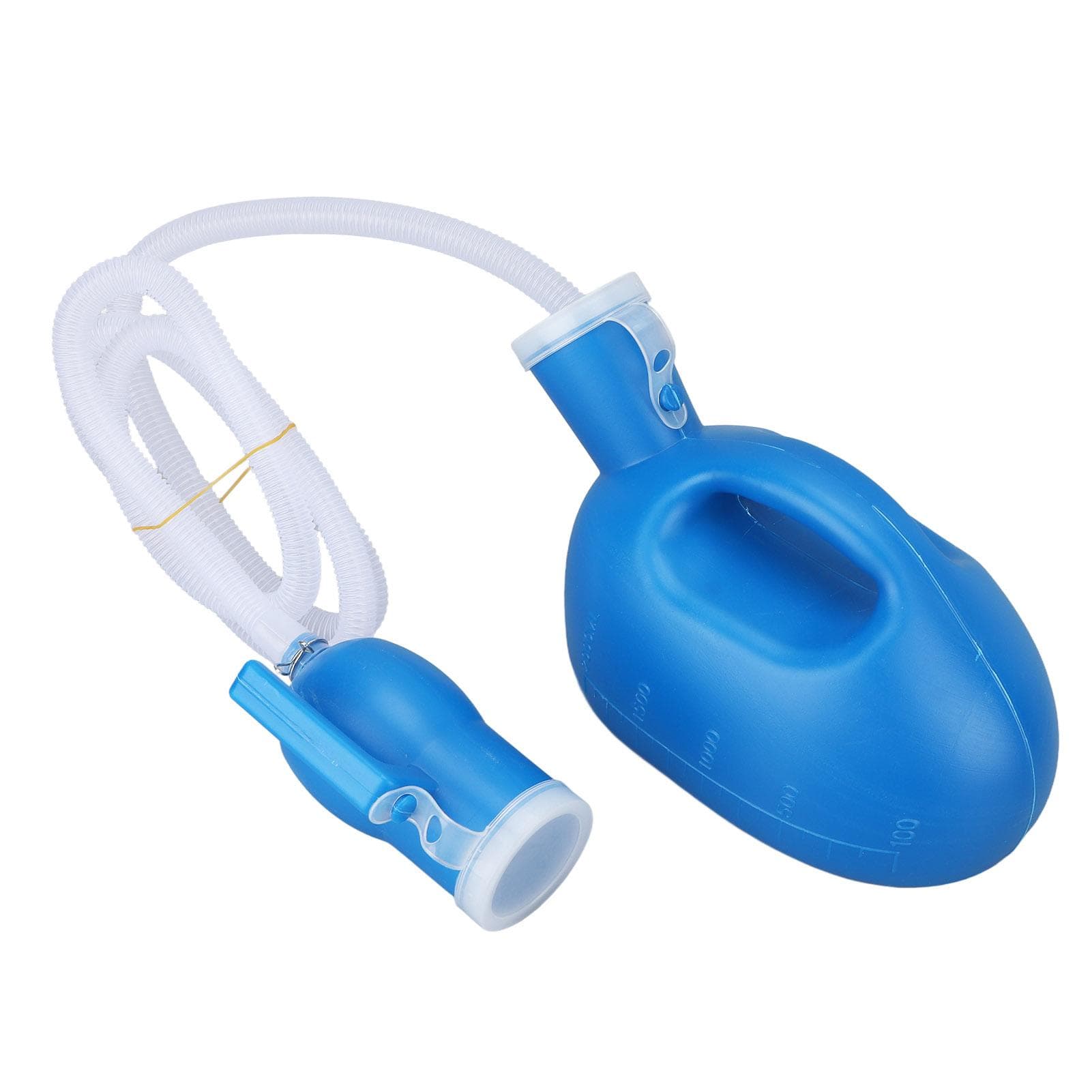 2000ml Urine Bottle Large Capacity Good Sealing Thickened Portable Pee Bottle for Home Hospital The blue