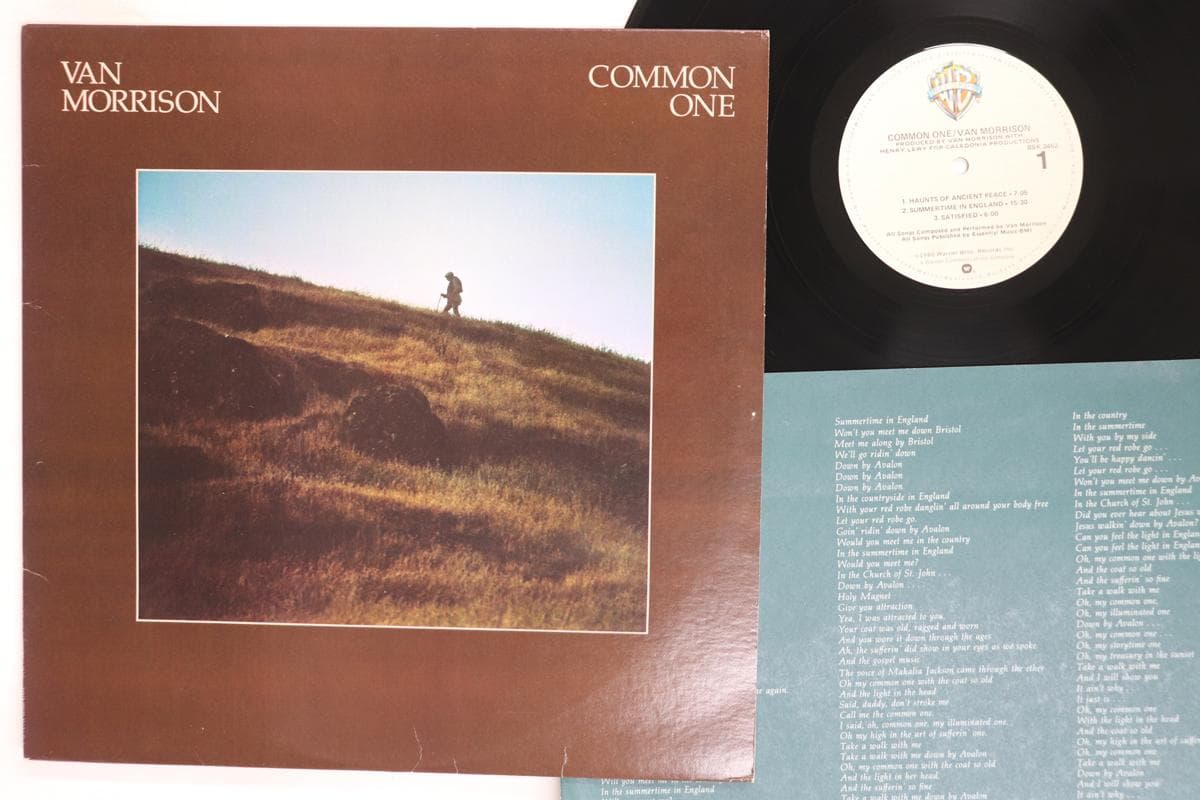 LP Record VAN MORRISON Common One BSK3462 WARNER BROS 1980 US Rock Used