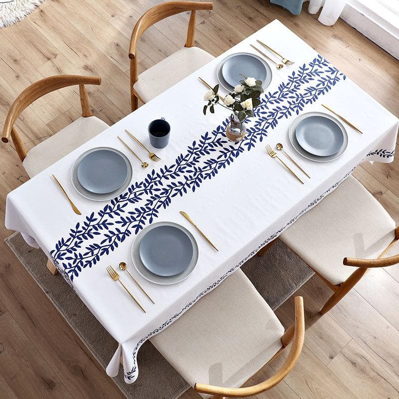 Geometric Floral Printed Rectangular Tablecloth For Table And Home Decoration Waterproof Coffee Tablecloth 40-70cm