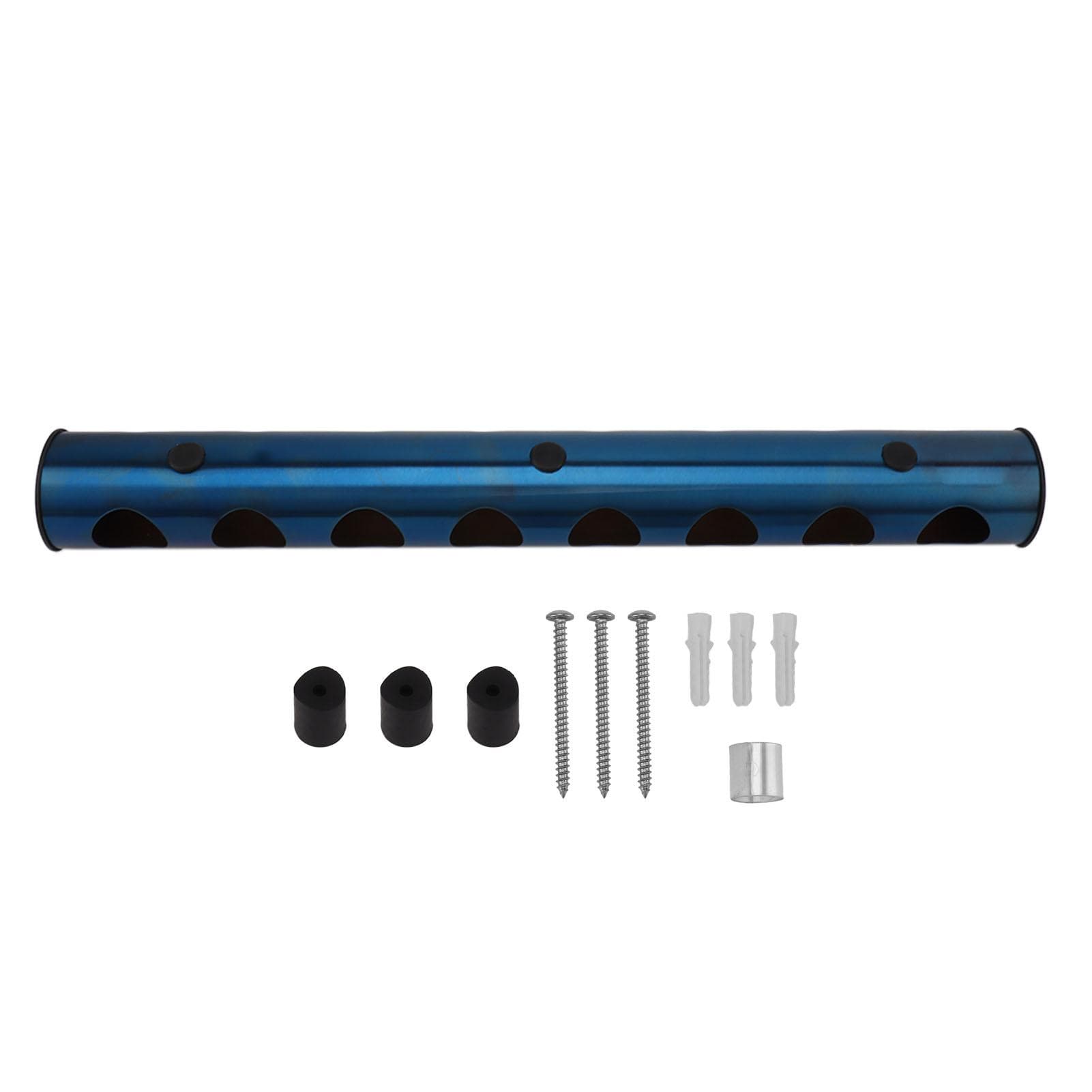 8 Holes Stainless Steel Wall Mounted Wine Rack Wall Bar Wine Bottle Rack Red Wine Storage Rack Gold Blue