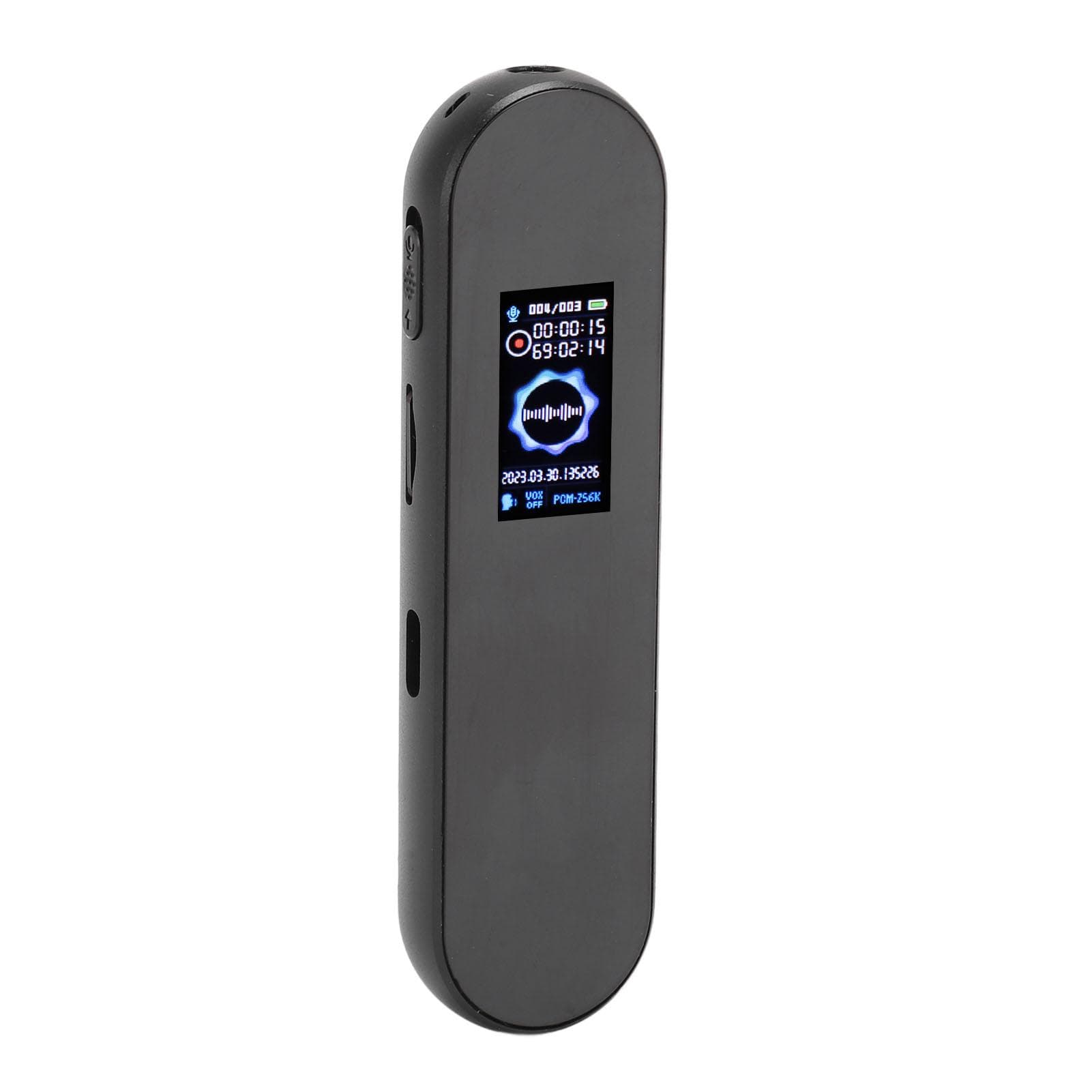 Digital Voice Recorder Noise Reduction MP3 Recorder Portable Voice Activated Recording Device for 16GB