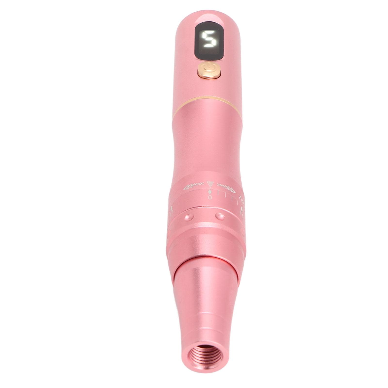 Semi Permanent Makeup Machine 5 Speed 15000rpm Microshading Machine Pen for Eyebrow Eyeliner US Plug rose gold