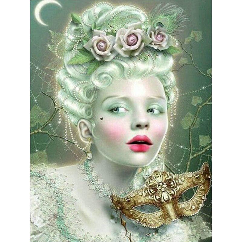 Diamond Painting A Beautiful Lady Embroidery Diamond 5d Diamond Painting 20X30CM
