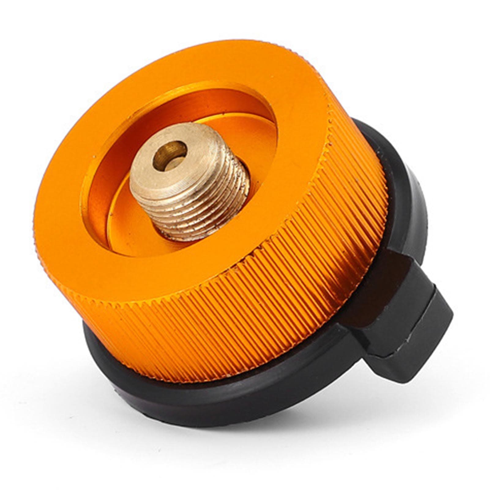 Camping Stove Adapter Gas Converter Replacement Gas Tank Conversion Head with Self Closing Function