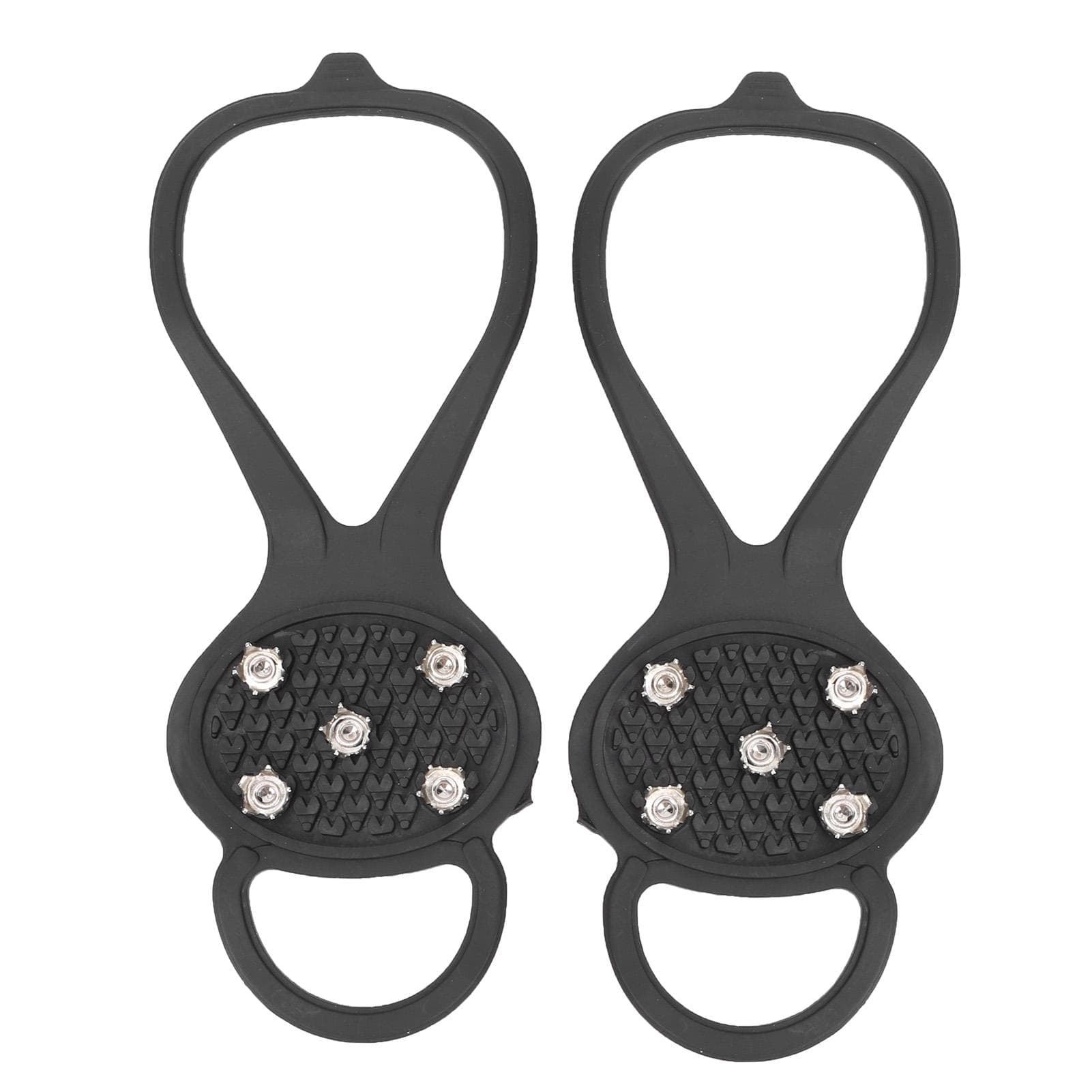 1Pair 5 Teeth Outdoor Snow Climbing Crampons Mountaineering AntiSlips Shoes Spikes