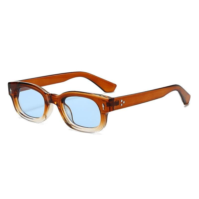 Brand Rivet Square Sunglasses UV400 Classic Square Fashion Eyewear for Men Women Driving Sun Glasses only 1pcs sunglasses