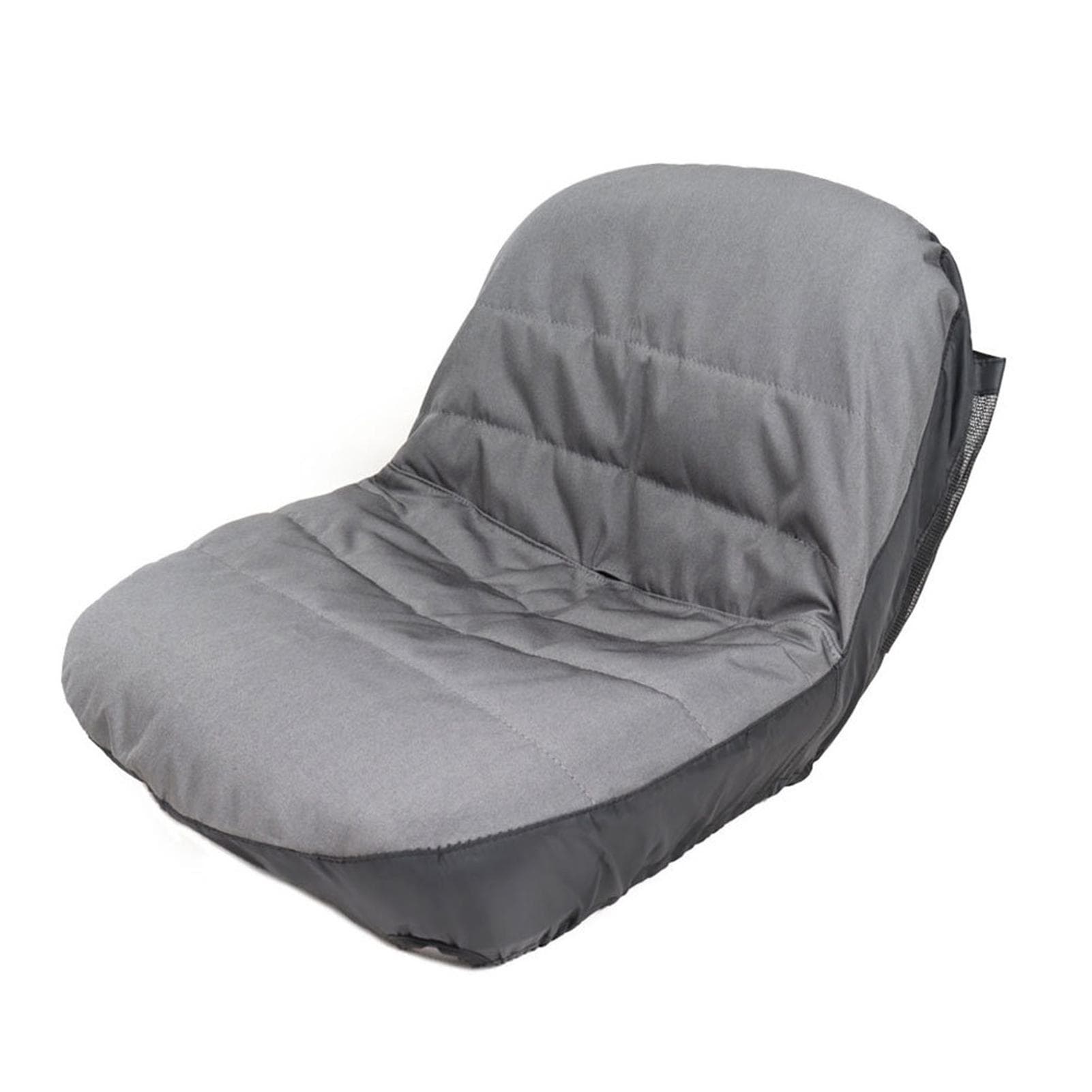 Lawn Mower Seat Cover Tractor Seat Cover Heavy Duty Padded 600D Oxford Material Grey grey