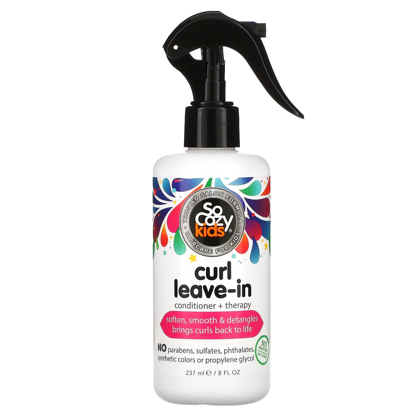 SoCozy, Kids, Curl Leave-In Conditioner + Therapy, 8 fl oz (237 ml)