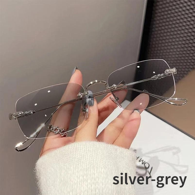 Outdoor Photochromic Glasses Unisex Women Men Rectangular Minus Eyeglasses Fashion Color Changing Myopia Eyewear Diopter To -4.0 -3.5