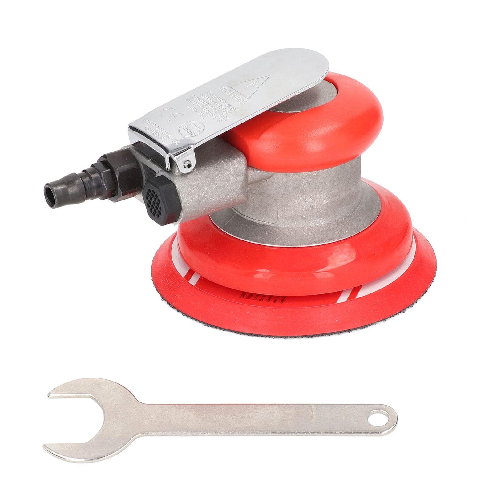 Air Orbital Sander 5in Pneumatic Polisher Sandpaper Palm Sanding Machine for Car Furniture