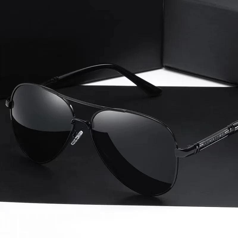 Luxury Metal Photochromic Sunglasses Men Women Fashion UV400 Anti-glare Driving Shades Stylish Chameleon 1PC