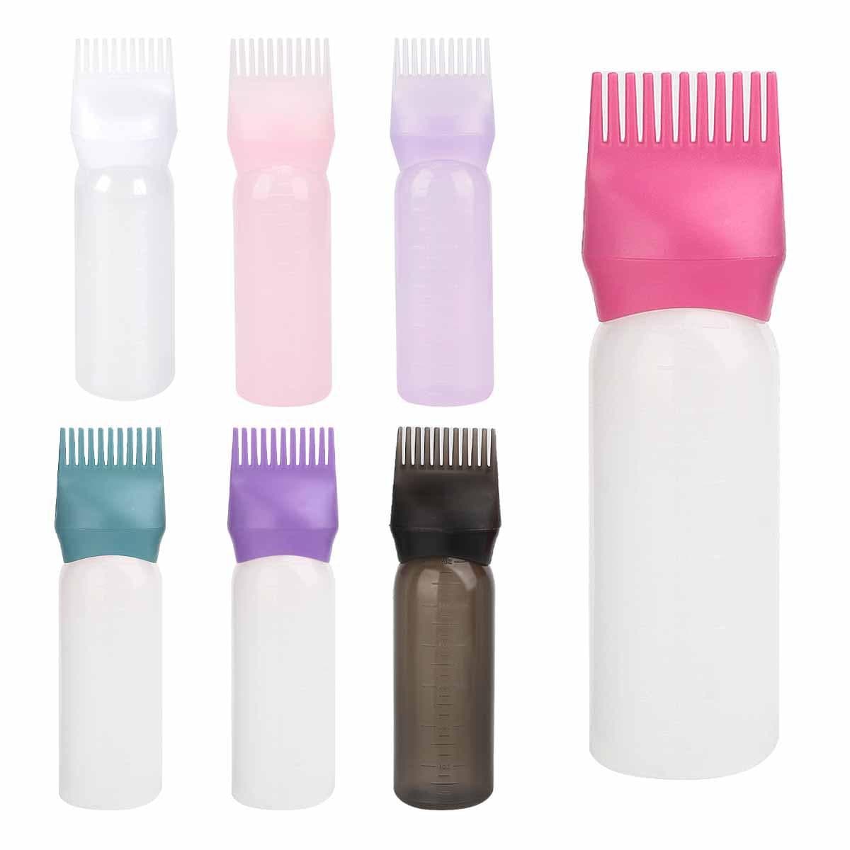 Hair dye bottle, comb bottle, dye cream coloring hair care bottle, shampoo bottle, hair salon home