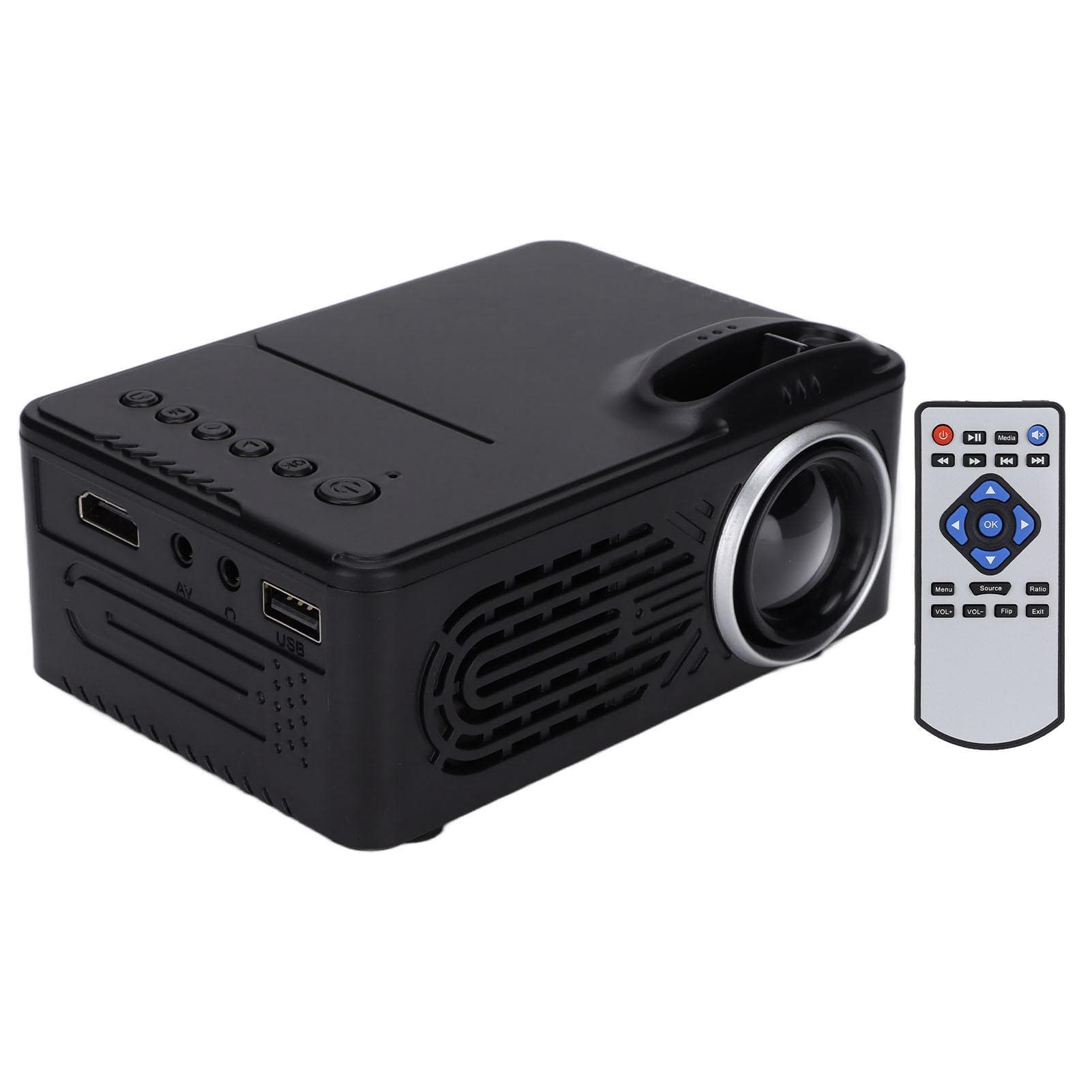 Mini Projector Portable with o and Video HD Multimedia Interface Home Theater Projector AU PLUG
