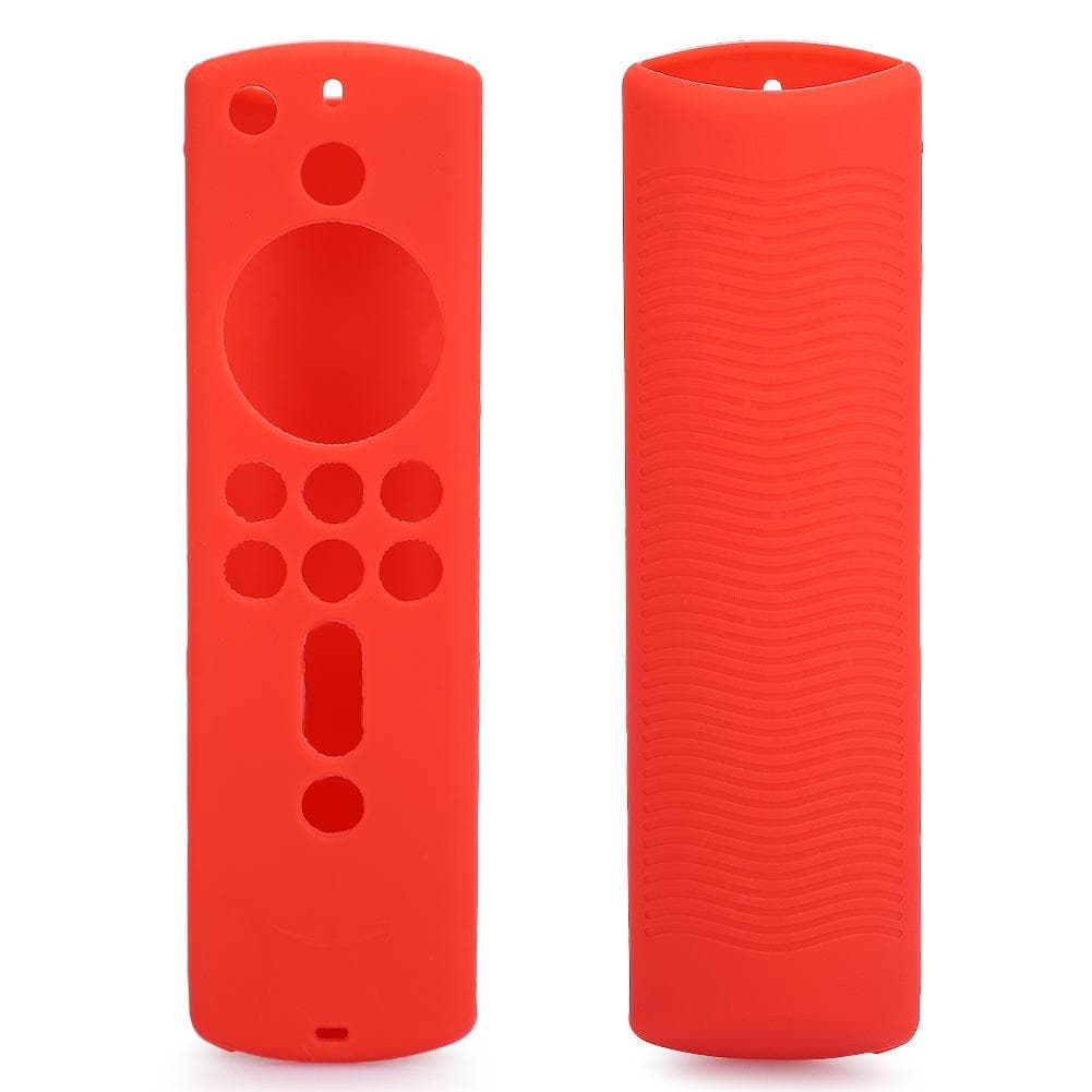 1Pc Anti Slip Dustproof Remote Control Cover Durable Soft Silicone Protective Case for FireTV red
