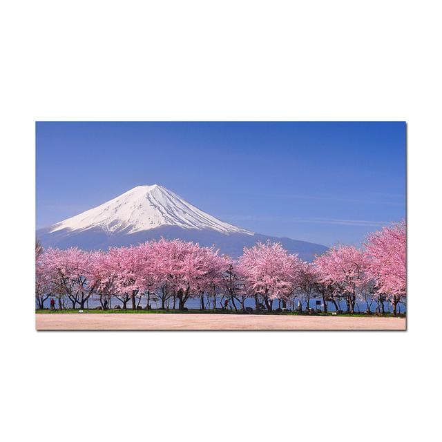 Sunrise Forest Wall Art Canvas Painting Modern Natural Landscape Posters and Prints Wall Pictures for Living Room Home Decor 50x100cm