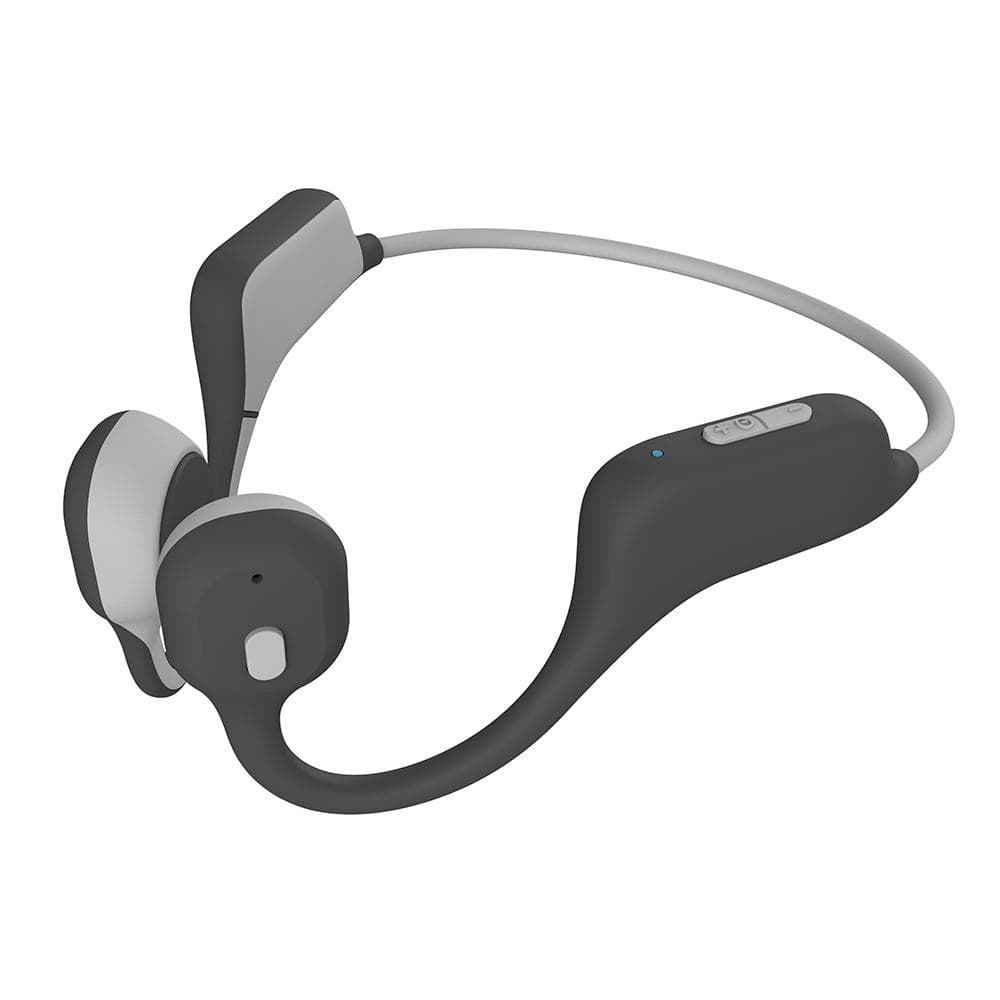 DG08 Wireless Bone Conduction Headphones Bluetooth Sweat Proof with Earbuds Outdoor Sports Headset black