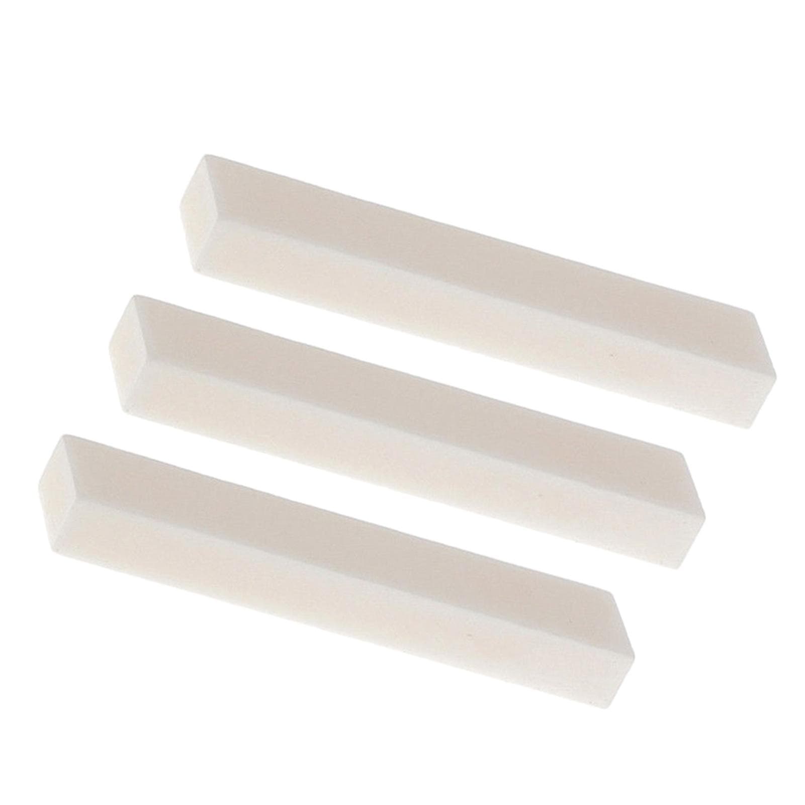 5PCS Guitar Blank Bone Nuts For Electric Bass Guitar Mandolin Banjo Ukulele 52x6x10mm Portable 3pcs