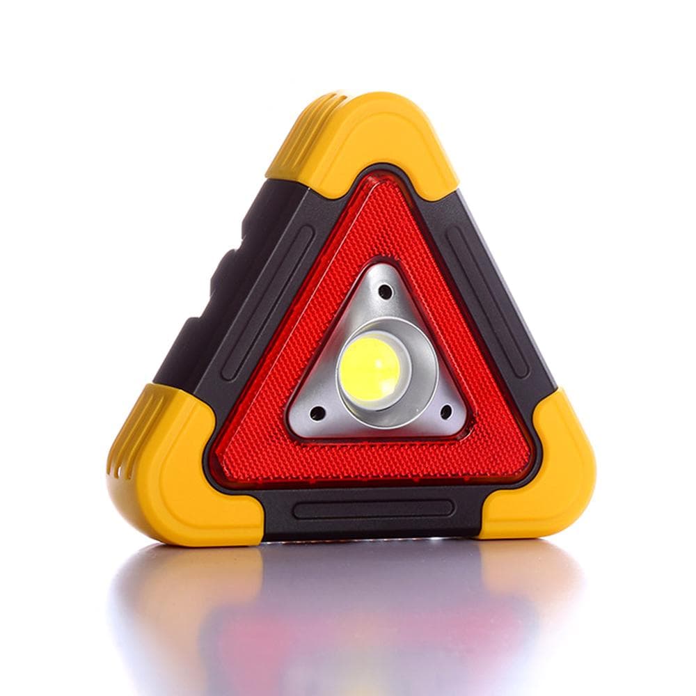 Triangle Emergency Warning Portable 30W 1200LM LED Warning Light Super Bright Outdoor Work Lamp red