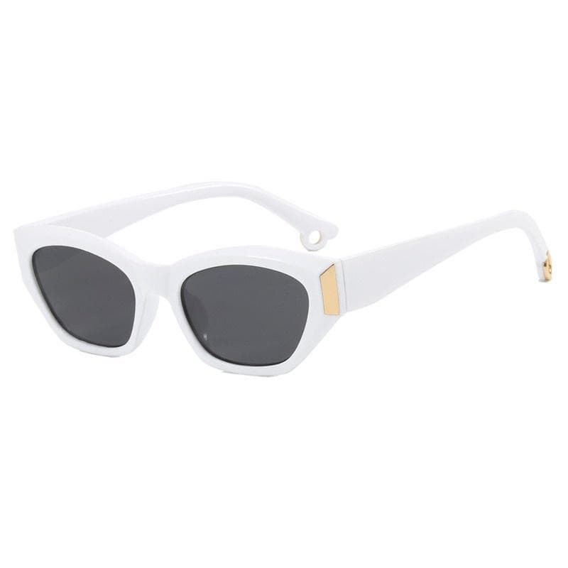 New Luxury Designer Cat Eye Sunglasses Women Men Retro Small Frame Cateye Sun Glasses Fashion Vintage Eyewear only 1pcs sunglasses