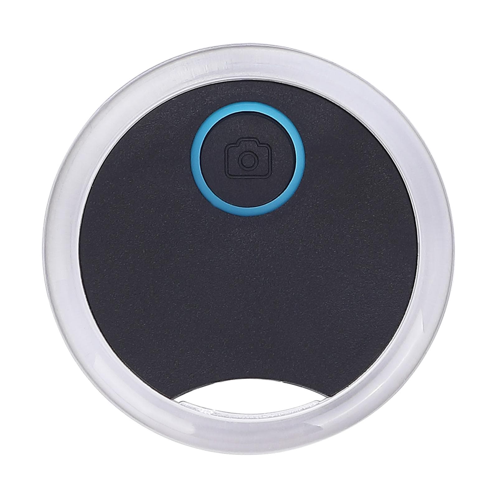 Wireless GPS Tracker for Pets Keys Bags Wallets APP Control Item Locator Selfie Shutter Compatible black