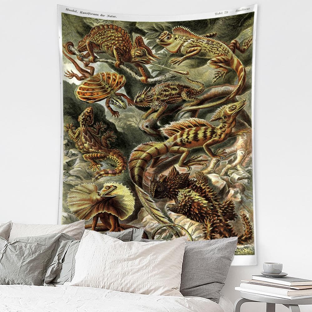 Plant Animal Legend Tarot Tapestry Wall Hanging Tapiz Witchcraft Psychedelic Mysterious Abstract Home Decor 95x70cm