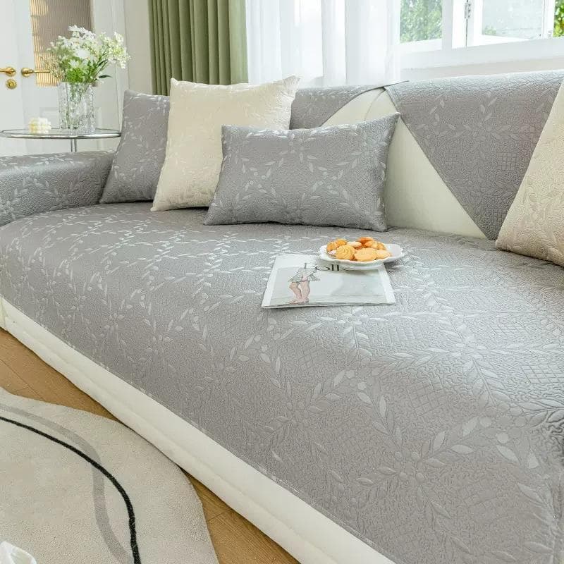 New Modern High-precision Jacquard Solid Color Sofa Cushion Living Room Universal Anti Slip Home Couch Cushion for All Seasons 70x70cm 1pcs