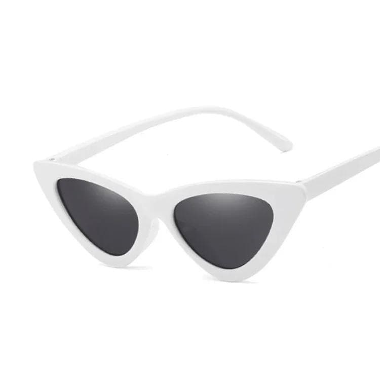 Vintage Leopard Cat Eye Sunglasses Women Small Frame Fashion Sun Glasses Female Designer Ocean Mirror Retro