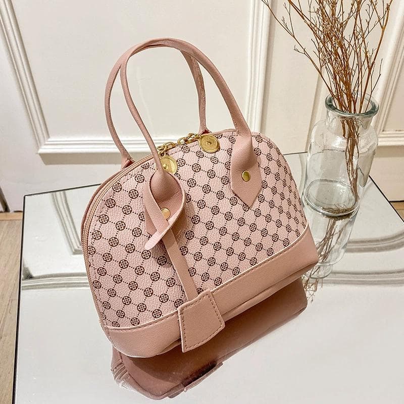 Flower Shell Bag 2022ladies Handbags New Women's Bag Women's Korean Version Fashion Handbag 10.3cm pink